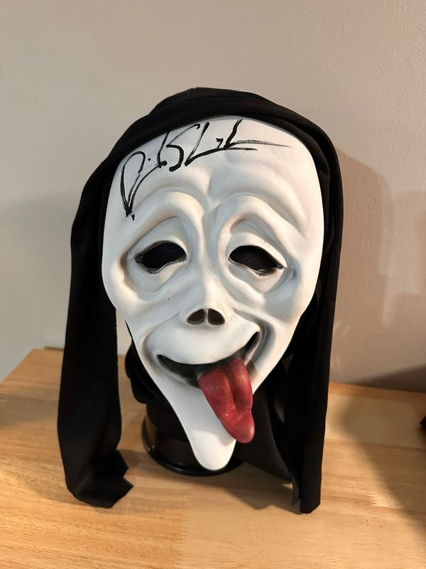 Autographed Scary Movie Mask Signed By Dave Sheridan