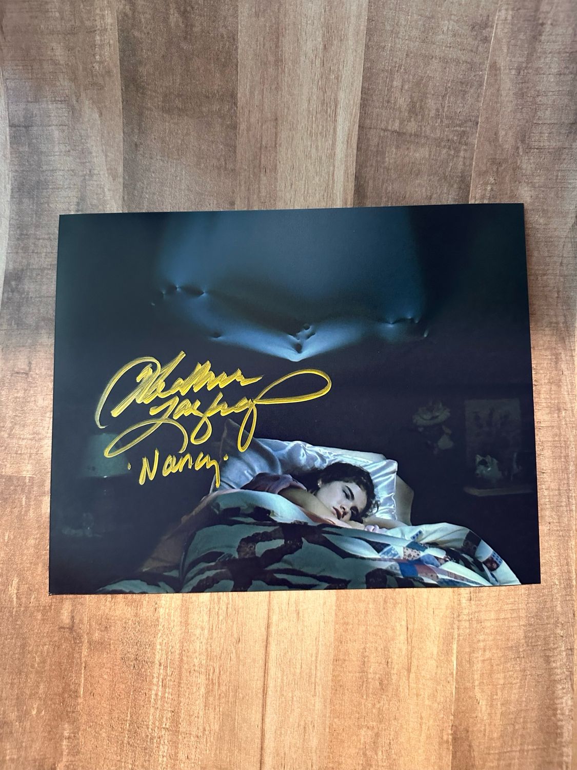 Autographed Nightmare On Elm Street 8x10 Heather Langenkamp