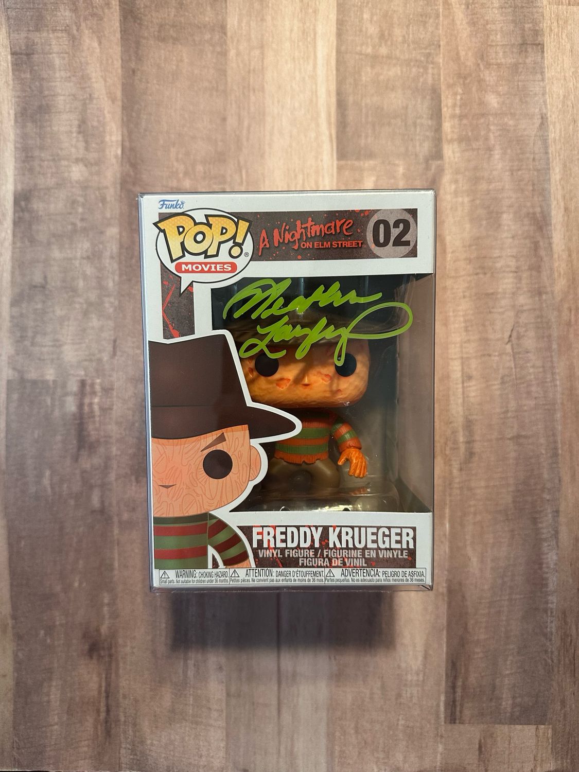 Autographed Freddy Funko By Heather Langenkamp (Nancy)
