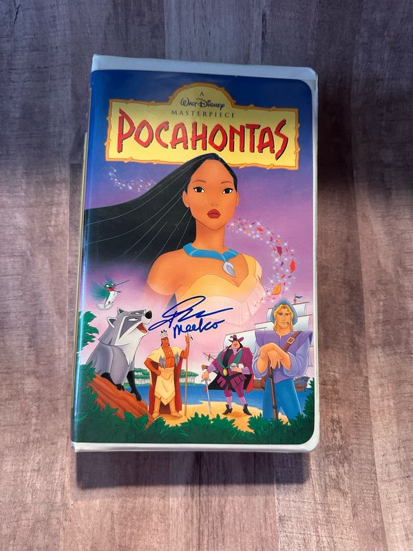 John Kassir Autographed Original Pocahontas VHS Tape