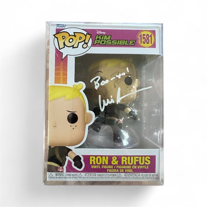 Will friedle autographed Ron stoppable Funko Pop