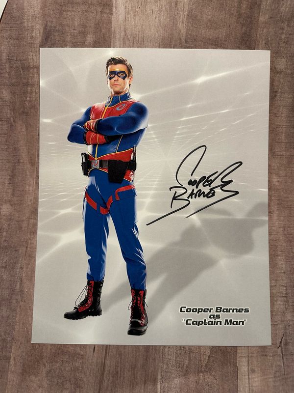 Cooper Barnes “Captain man” Autographed 8x10