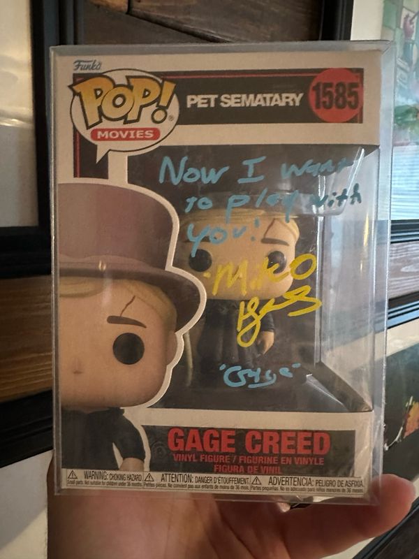 Miko Hughes Signed Gage Pet Semetary Funko