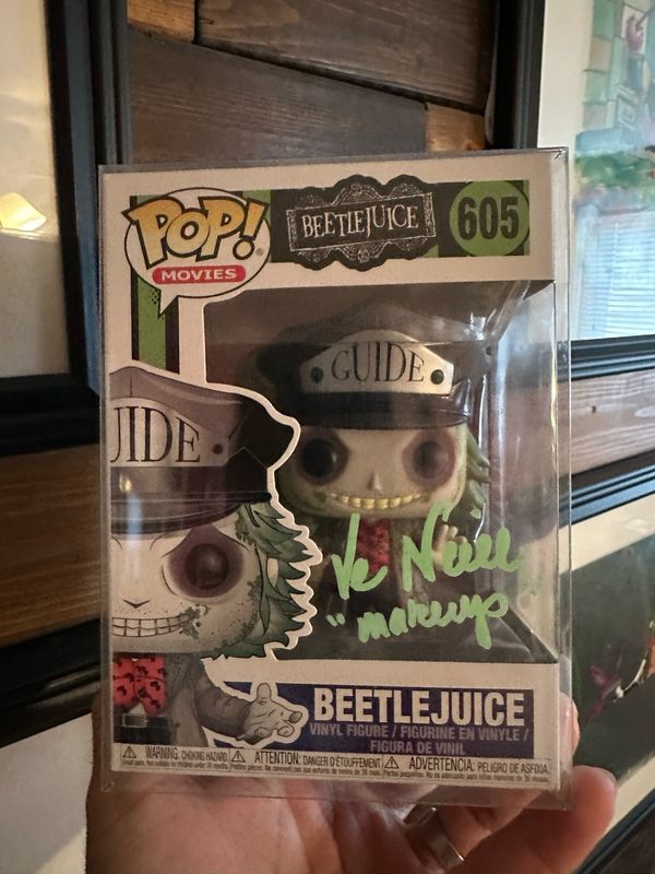 Ve Neill Signed Beetlejuice Funko Pop
