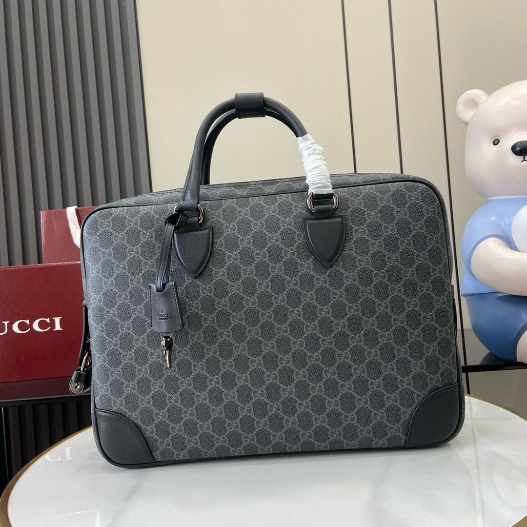 Gucci Gg Emblem Medium Briefcase