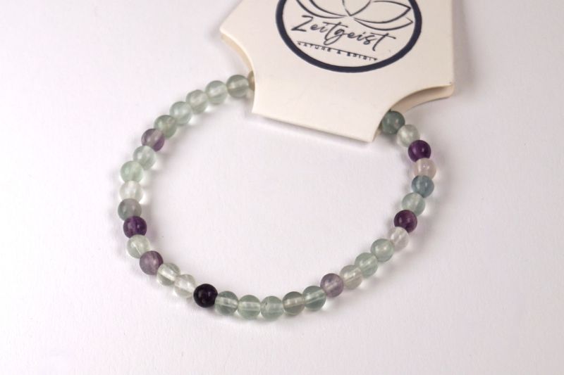 Armband Fluorit - Ø 4 mm