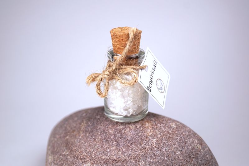 Bergkristall - Edelsteinfläschchen - AA-Quallität