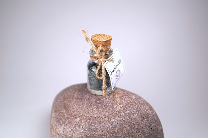 Heliotrop - Edelsteinfläschchen - AA-Quallität