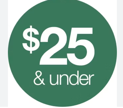 $25 and Under