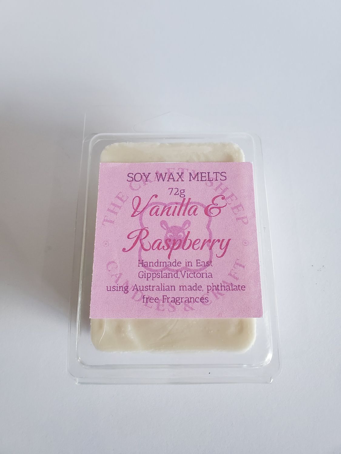 Wax melts - Vanilla &amp; Raspberry