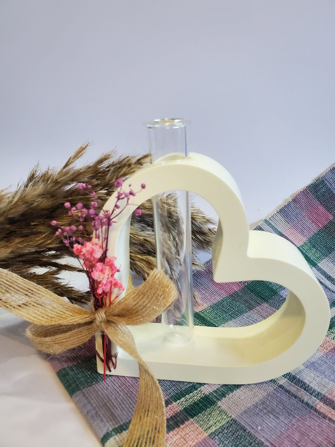 Heart vase - Yellow