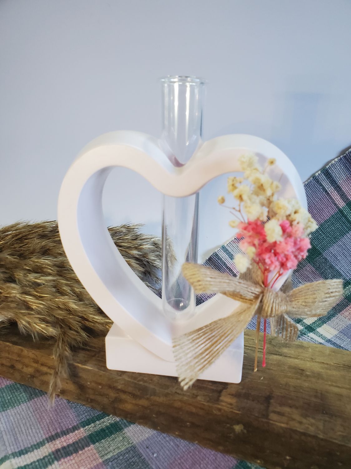 Heart Shaped Vase #1 - Pink