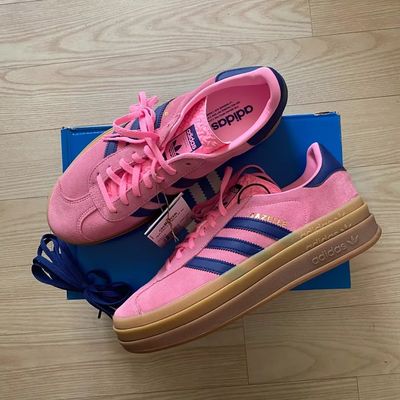 adidas Gazelle Bold Womens Pink Glow
