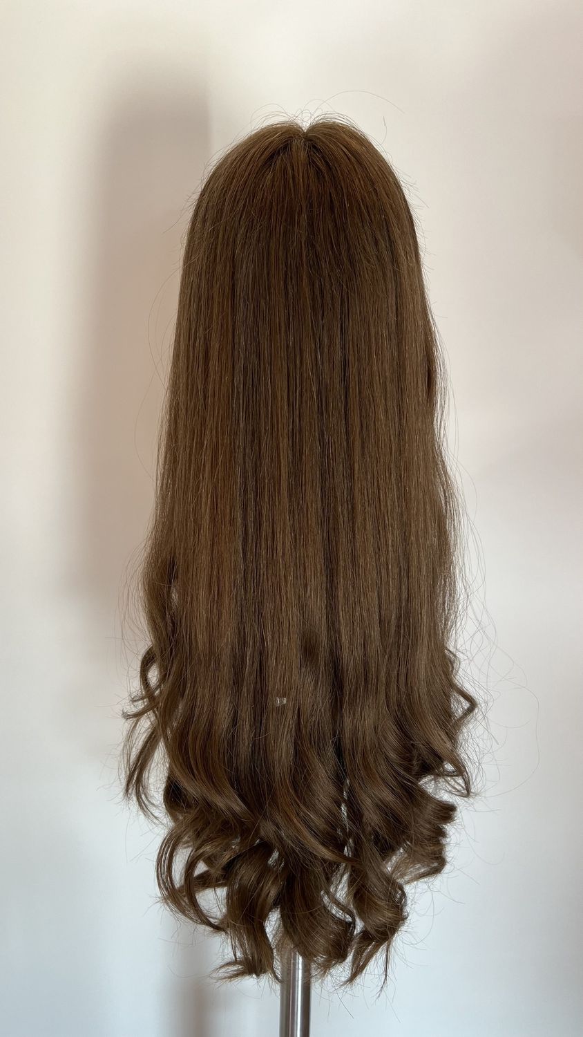 LaceFront Wig - Virgin European Hair - #6 Ashy - 28&quot;