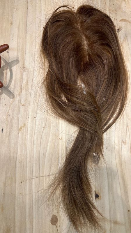 LaceTop Topper - Processed Hair - #8/HL12 - 14&quot; - Oval