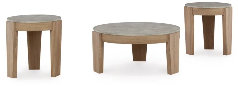 Guystone 3Pc Table Set