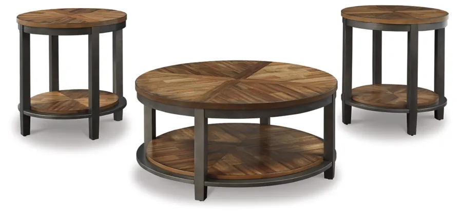 Roybeck 3Pc Table Set