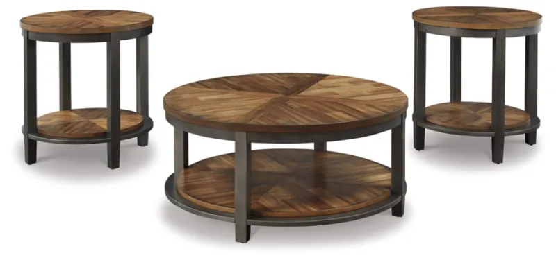 Roybeck 3Pc Table Set