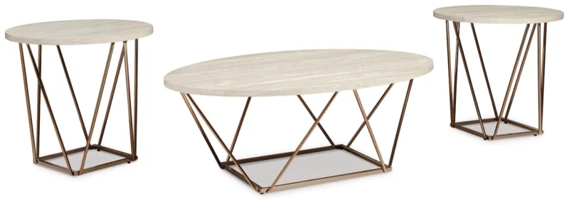 Tarica 3Pc Table Set