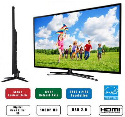 43" LED 4K UHDTV