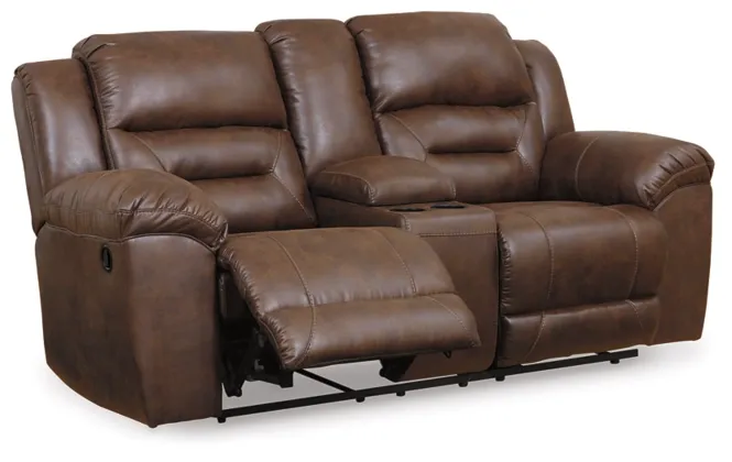 Stoneland DBL REC PWR Loveseat w/Console / WALL HUGGER