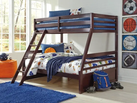 Halanton Twin over Full Bunk Bed with 1 Large Storage Drawer