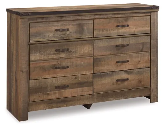 Trinell Six Drawer Dresser & Mirror
