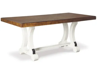 Valebeck Rectangular Dining Room Table & 6
