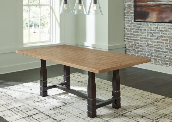 Charterton Rectangular Dining Room Table & Dining Room Side Chair