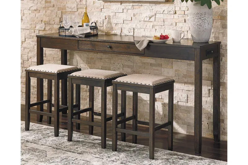 ROKANNE COUNTER TABLE W/3 STOOLS