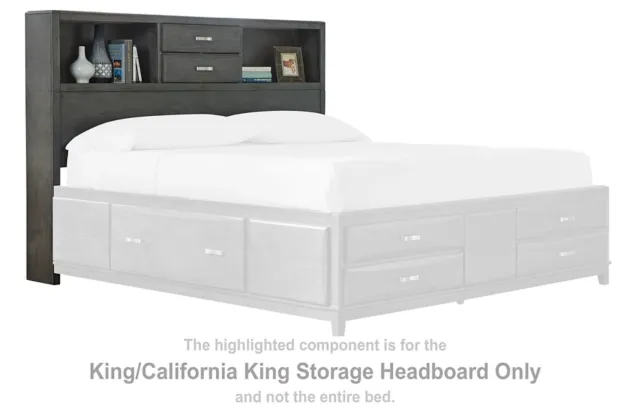 Caitbrook King Storage Bed with 8 Drawers