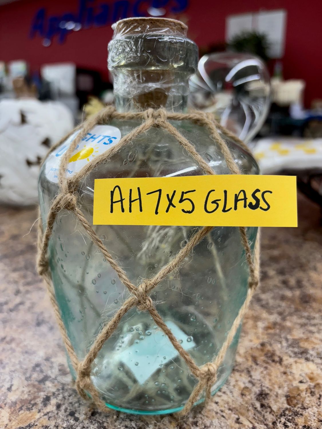 LIGHTED GLASS JAR