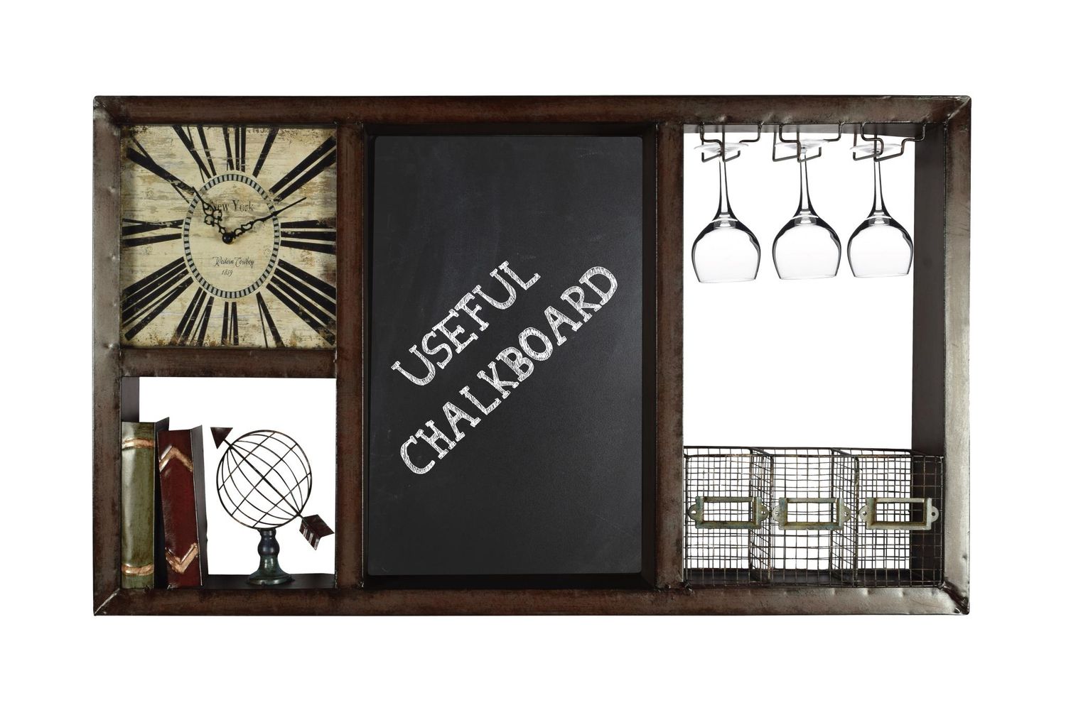 CLOCK & CHALK STORAGE
