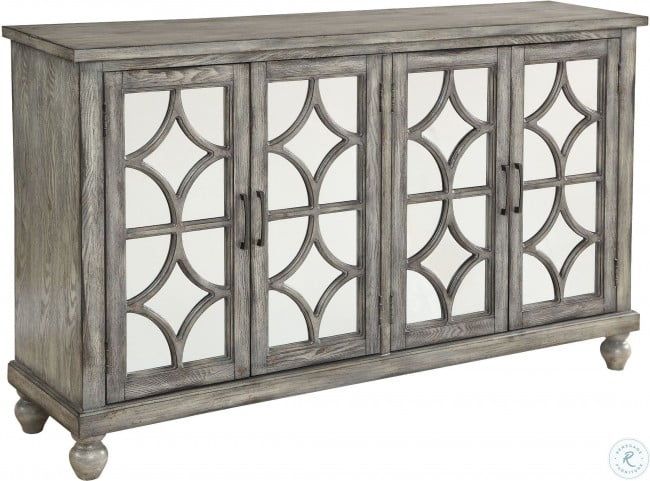 4 Door Media Credenza