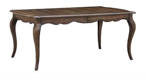 TABLE W/2 ARM & 4 SIDE CHAIRS