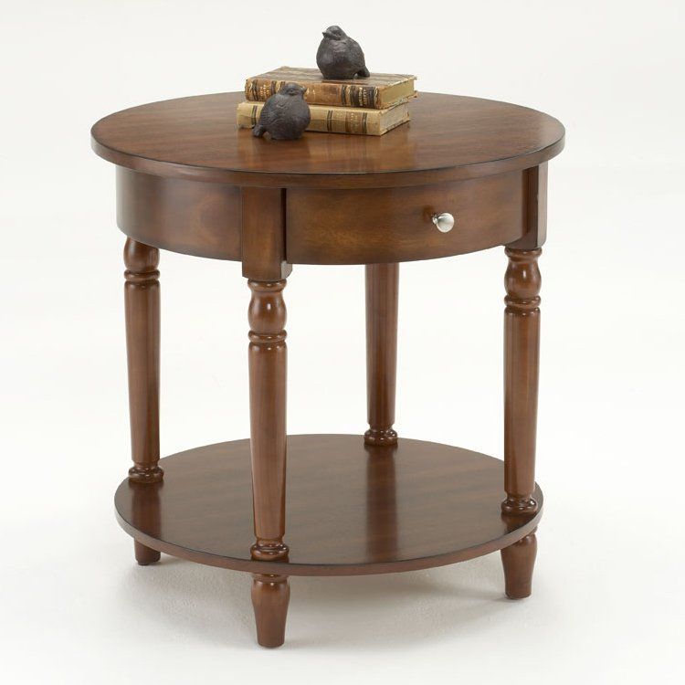 ROUND TABLE W/ DRAWER