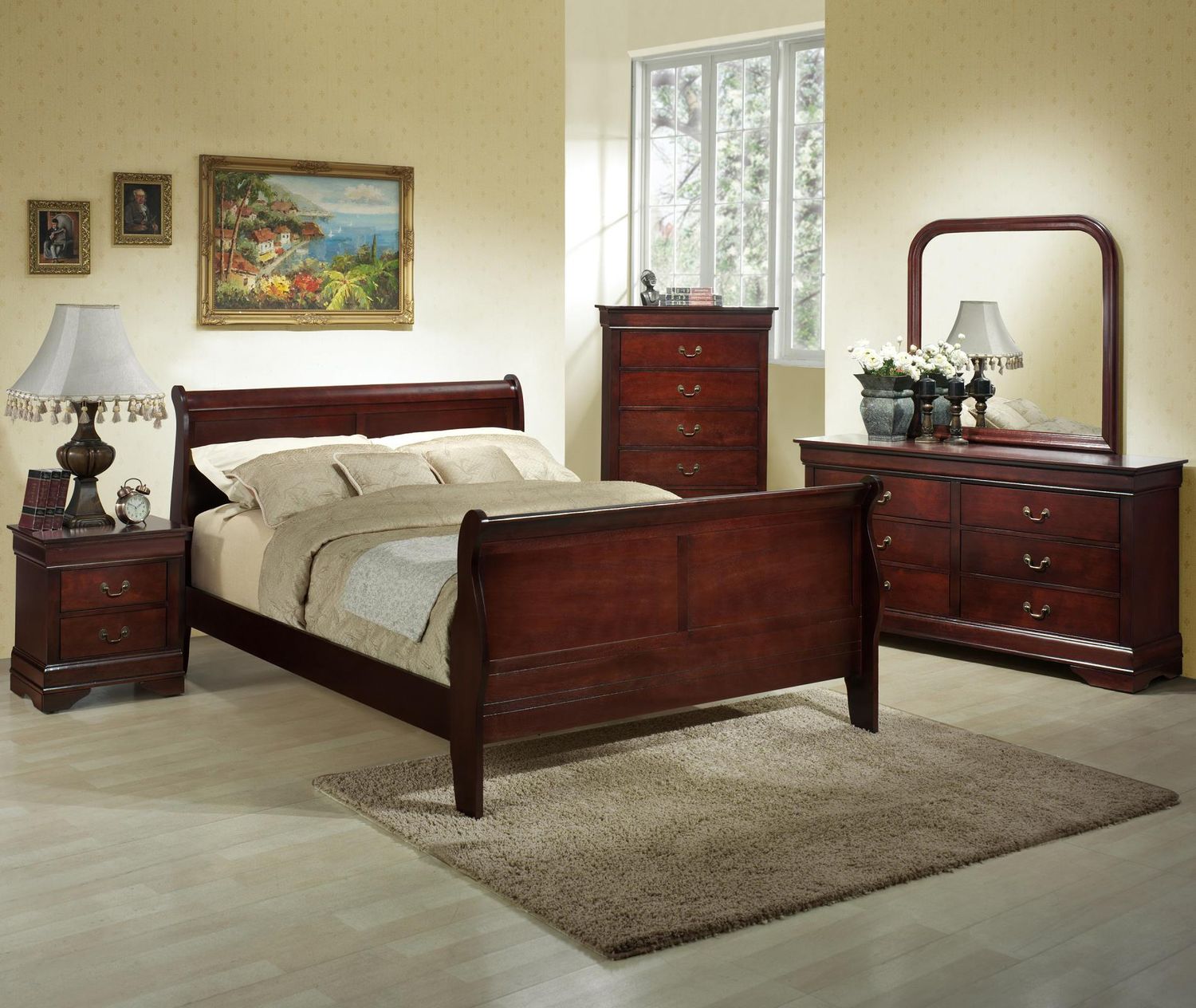 TWIN SLEIGH BED
