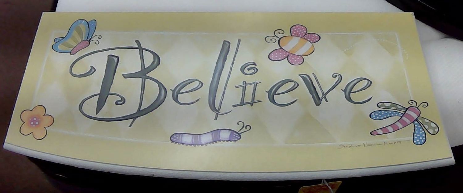 BELIEVE WALL ART