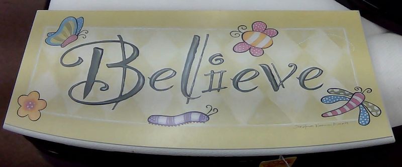 BELIEVE WALL ART