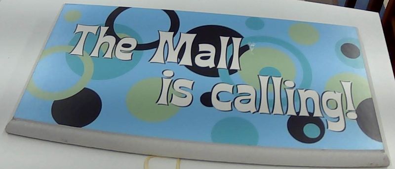 THE MALL IS CALLING WALL ART