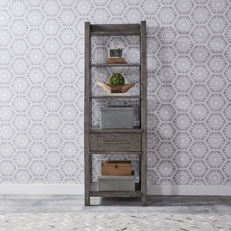 MODERN FARMHOUSE LEANING BOOKCASE