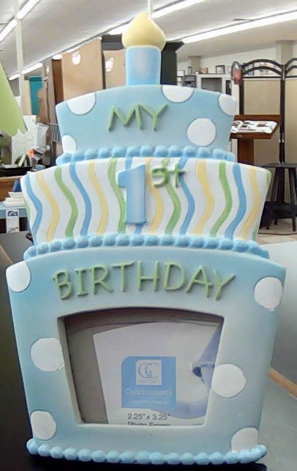 FIRST BIRTHDAY PICTURE FRAME