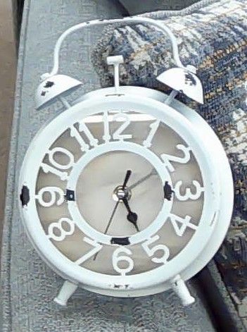 WHITE CLOCK