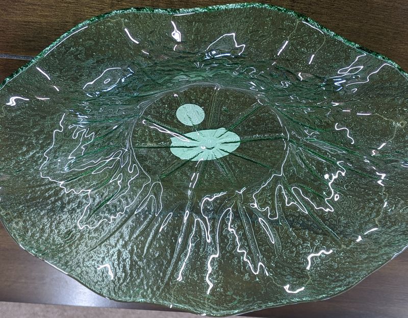 GREEN CANDY DISH