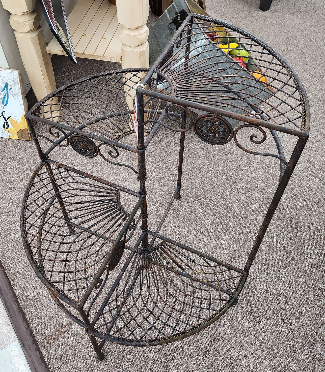 4 TIER METAL PLANT STAND
