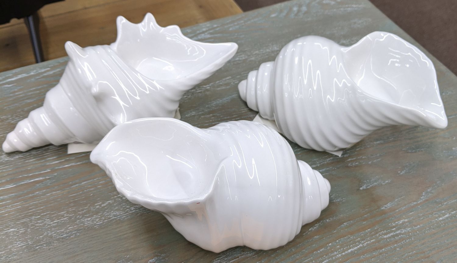 SHELL CANDLE HOLDER