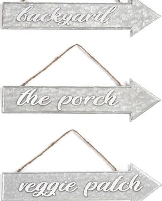 GALVANIZED WALL SIGNS