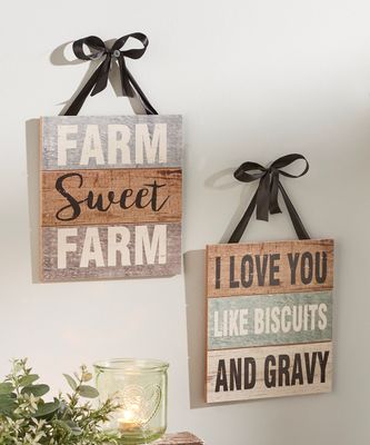 I LOVE YOU LIKE BISCUITS AND GRAVY / FARM SWEET FARM