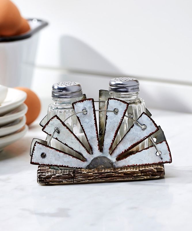 WINDMILL SALT & PEPPER SHAKERS