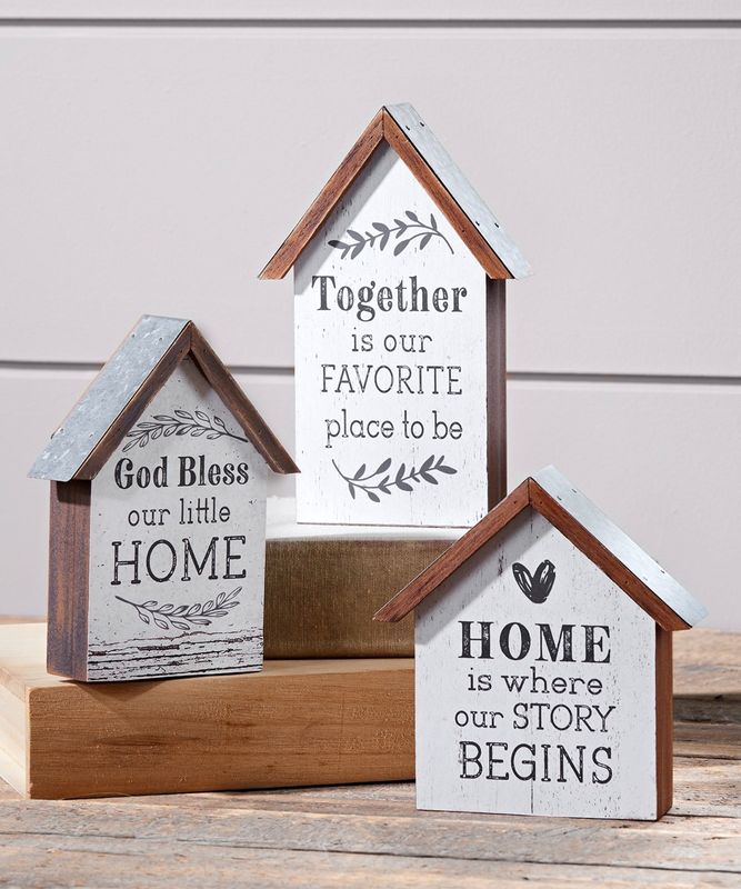 HOUSE DECOR W/ SENTIMENT